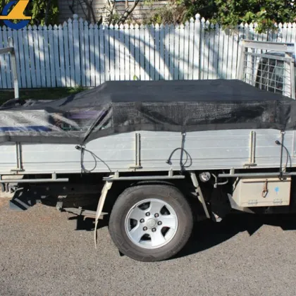 Black Cargo Net Tarp Tarpaulin