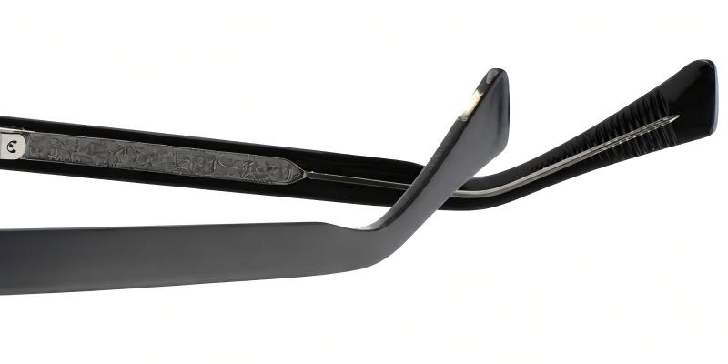 Mellume Classic Retro PC+CP UV400 Polorized Sunglasses ME2131-temple