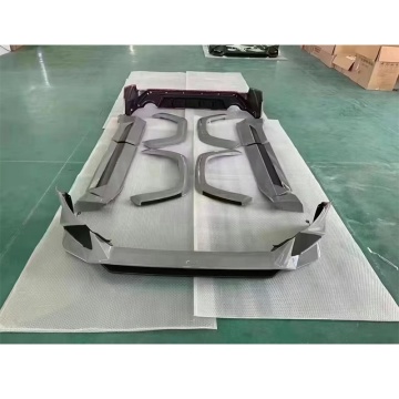 Neuankömmlinge Kit für RAV4 2019: Kühlergrill, Facelift, Kotflügel, Kreuzbar, Spoiler, Augenbrauen