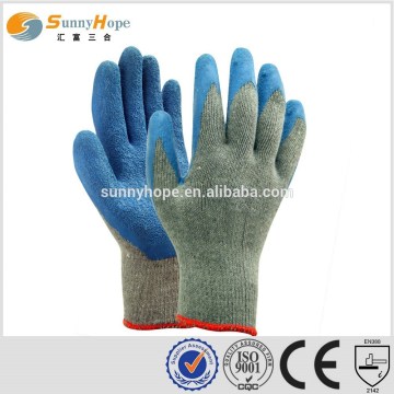 10 Gauge blue palm protective gloves