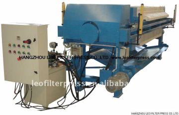 Automatisch filterdoek waskamerkamer filter drukken van Leo Filter Press