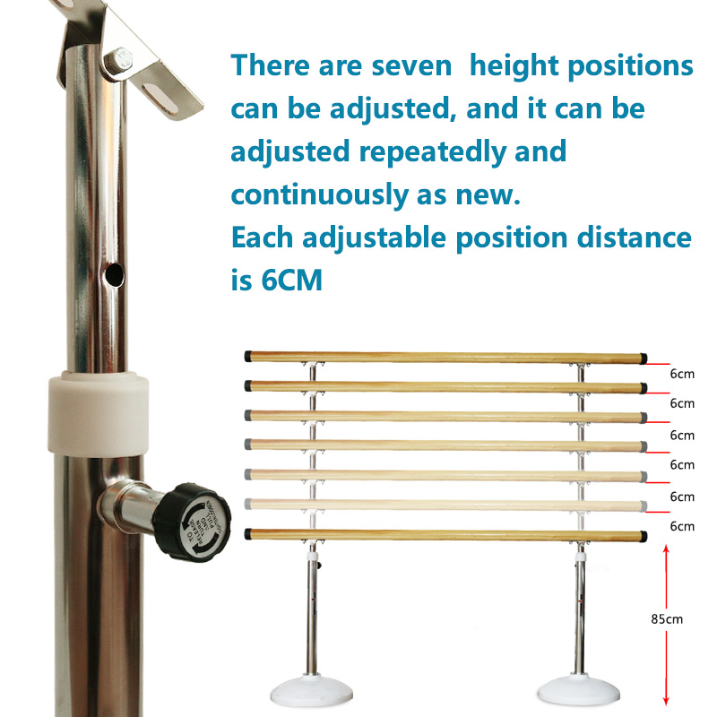 Movable & Adjustable Gym Ballet Barre