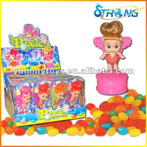 Pixie doll toy with candy