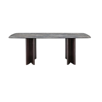 Marble Top And Metal Leg dinning furniture