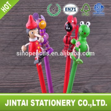 2014 HOT pencil with wood toy