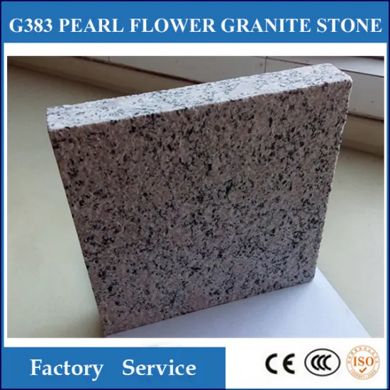 Flamed G383 Granite stone Pearl Flower stone