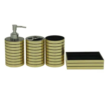 Four-Piece Plastic Bathroom Set: Enhancing Style and Functionality in Your Home Decor with Decorative Bath Accessories