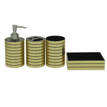 Four-Piece Plastic Bathroom Set: Enhancing Style and Functionality in Your Home Decor with Decorative Bath Accessories