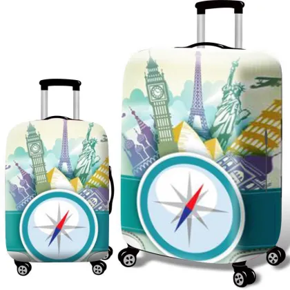 Custom Spandex Luggage Cover: Sublimation Luggage Blanks for Suitcase Protection