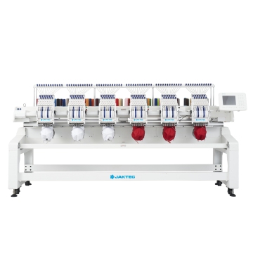 JK-CT1206 6-head High Speed Embroidery Machine for Cap and T-shirt (400*450mm)