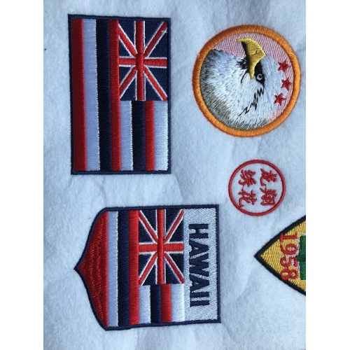 Custom 3d animal national Embroidery Patches