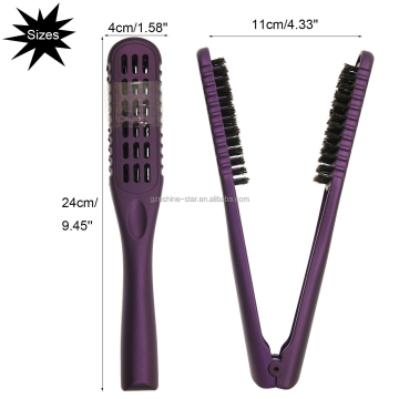 Straightening Comb Innovative V-Shaped Hair Straightening Brush Manufactory