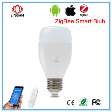 Android IOS System Intelligent Home indoor lighting Smart Rgb Led Light Bulb 6W Color changing Music control