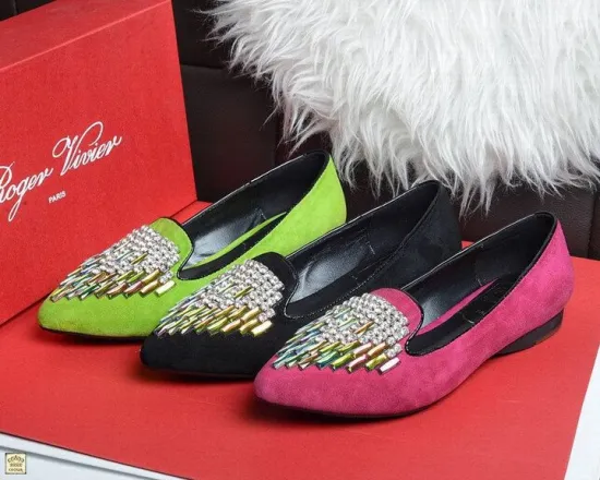 Fashion Roger Vivier shoes, high quality Roger Vivier woman casual outdoor shoes walking shoes replica, Roger Vivier woman shoes