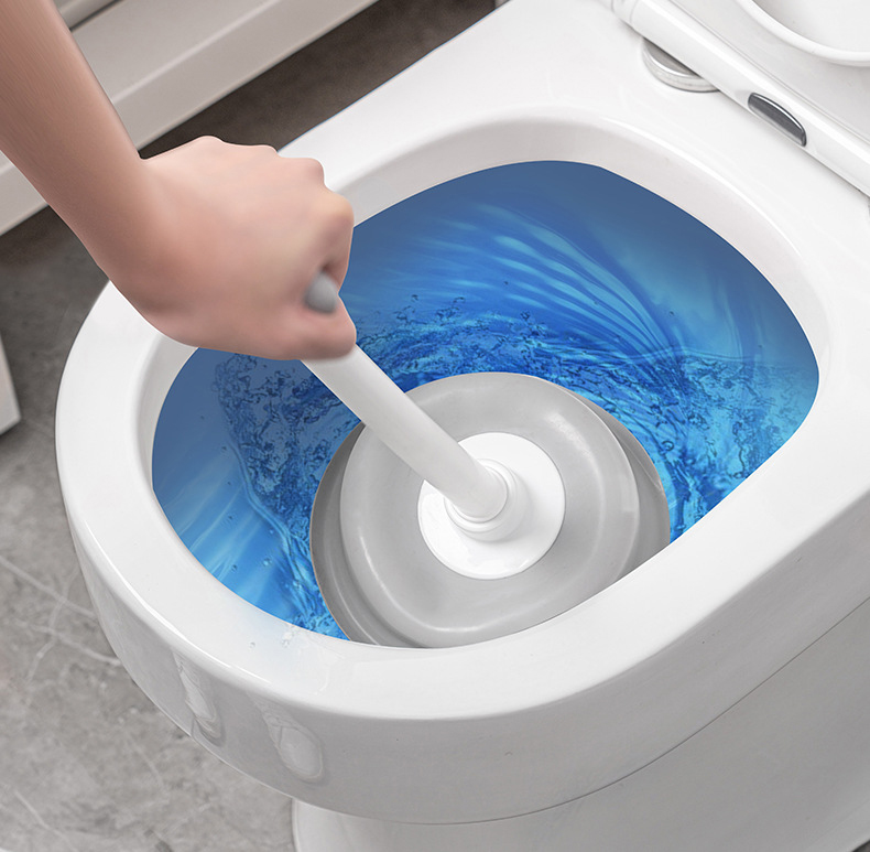 Anti-Splash High Pressure Air Plunger for Toilet