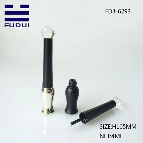 Black spray Plastic Empty Liquid Eyeliner Bottle