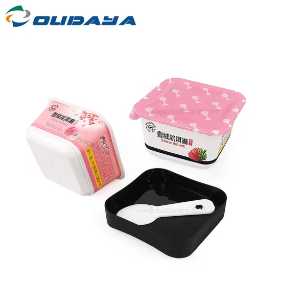 wholesale 130ml plastic jelly pudding ice cream cup with lid