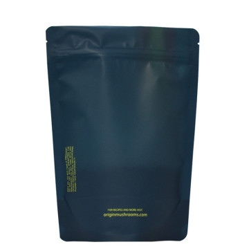 Bioplastische groene plastic zak met ritssluiting voor snack