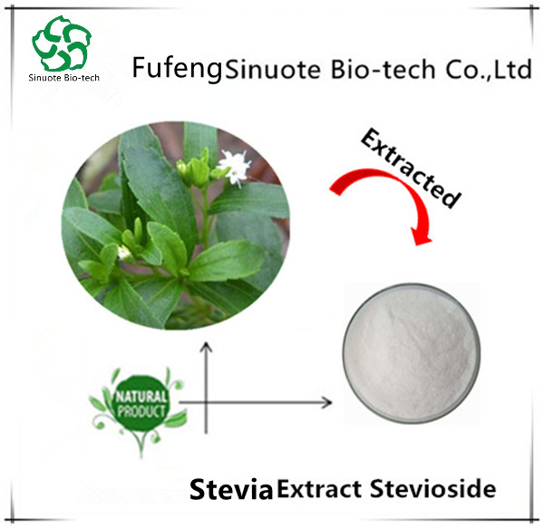 Estratto di stevioside foglia di stevia naturale per benefici per la salute