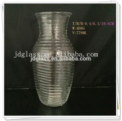 home decoration dear glass flower vase