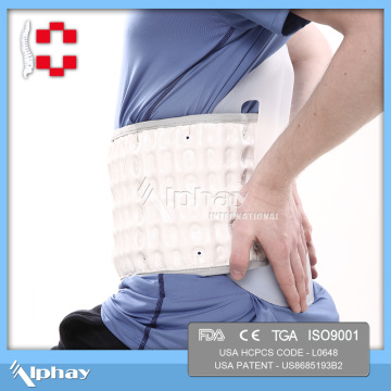air traction waist support brace to cure lower back pain