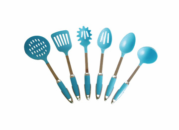 Nilon biru Soup sudu nessie ladle alat dapur