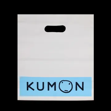 Custom Die Cut Logo Plastic Shopping Bag