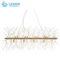 LEDER Modern Golden Beaded Chandeliers