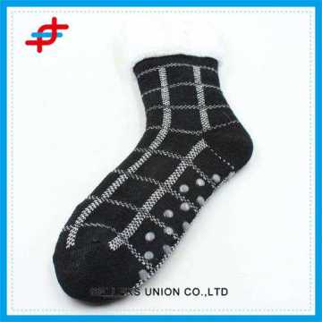 Linear Pattern Custom Cotton Antislip Socks