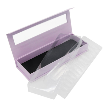 Custom Luxury Press on Nail Packaging Box with Transparent Window - Private Labeling Your Logo