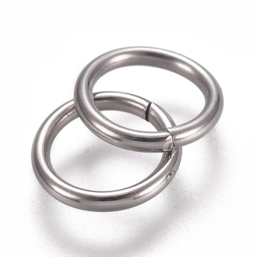 7mm 18 Gauge 304 Stainless Steel Soldered Jump Rings by Pandahall: Your Ultimate Crafting Solution