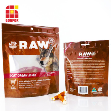 Sacola de petiscos para cães Jerky Sacos de embalagem de alimentos para animais de estimação