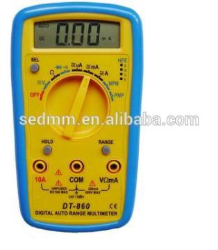 Hot sale auto range DT-860 digital multimeter with high quality