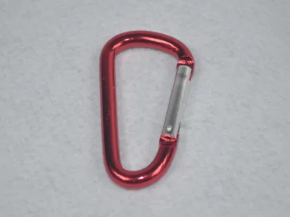 Climbing carabiner D shape carabiner clips
