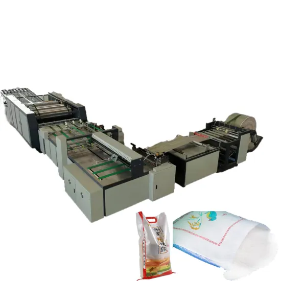 Fully Automatic PP Woven Rice Bag Making Machine with 3-Side Sealing and Printing