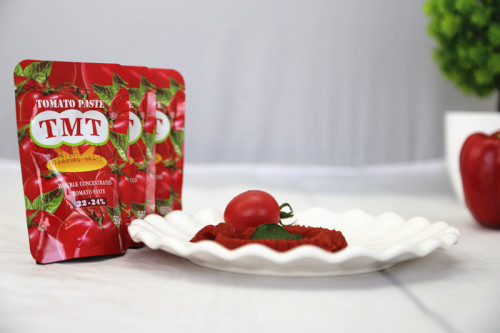 pes tomato aseptik Sachet Tomato Berpusat