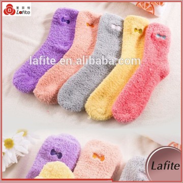 Cool Socks Custom Sock Manufacturer Customized Logo Microfibre New Design Warm And Thick Sock