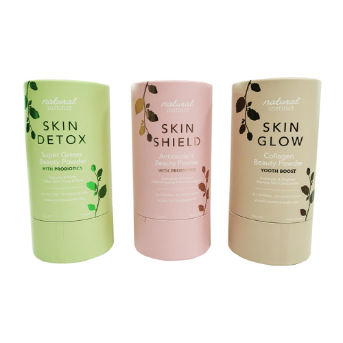 Custom Printing full foil Paper Tube round box