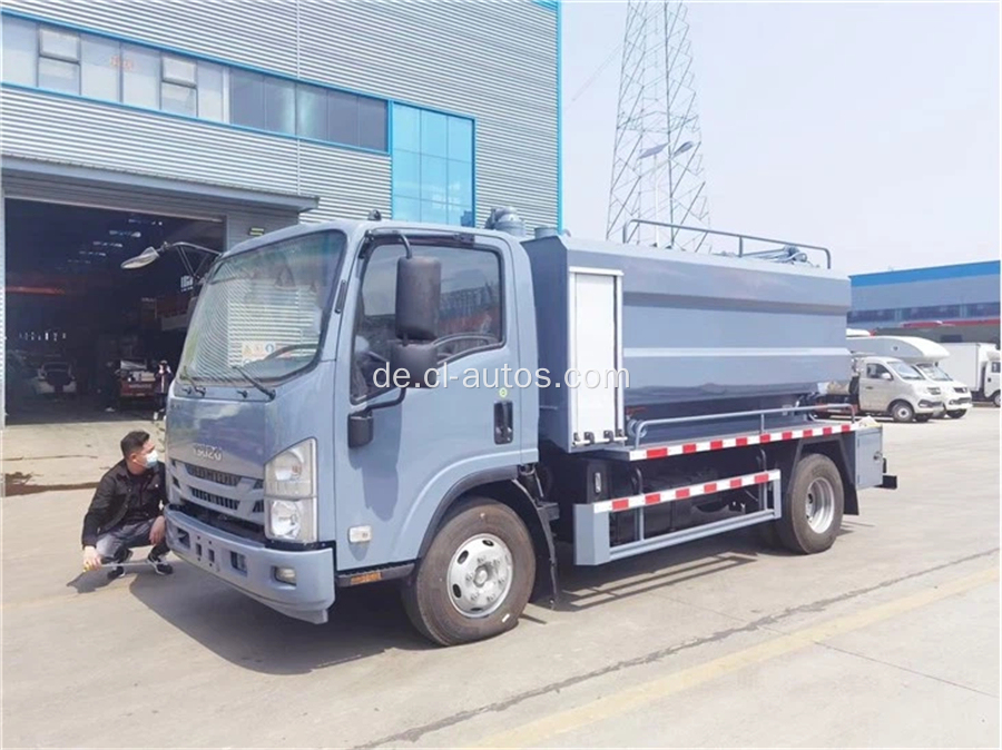 Isuzu 4x2 5000 Litres 5cbm 6Wheeler Abwasserkanal Hochdruck Combined Water Jetting LKW