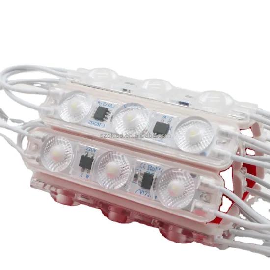 IP65 7516 SMD3030 2W Injection LED Modules for Advertising Signs: 110V AC Direct Driverless Cold White Modulo Lighting