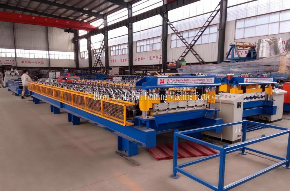 Trapezoidal Roofing Sheet Roller Machine