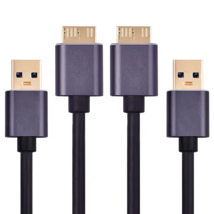 USB 3.0 A to Micro B Data Transfer and Charging Cable for Hard Drive Disk