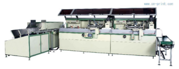 2 color automatic screen pritning machine