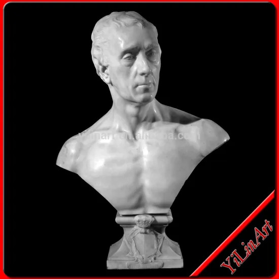 Famous Marble Stone Man Head Bust Sculpture Carving YL-T051