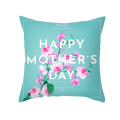 Organic Cotton Cushion Covers 45*45cm Polyester Fiber Floral Lattice Pillowcase Manufactory