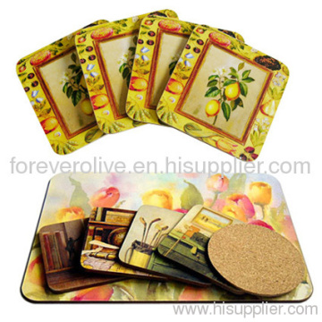 2012 Custom Mdf Butterfly Coffee Placemat 