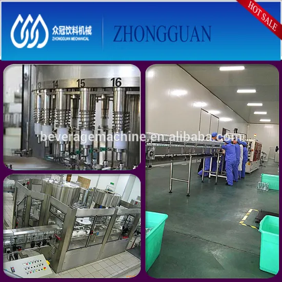 18000BPH plastic bottle pure water washing filling capping machine