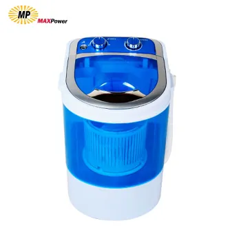 Used Super Asia Electric Twin Tub Washing Machine with Plastic Housing for Household and Outdoor Use