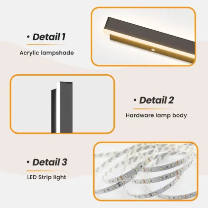 DGLUX Modern LED Wall Lamps - Waterproof IP65 Indoor/Outdoor Wall Lights