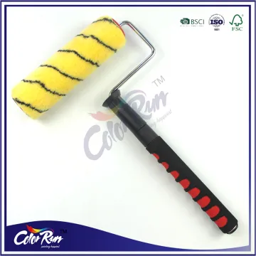 ColorRun wholesale RC04091 slip on style 9" te polyacrylic fibres long extension frame paint roller